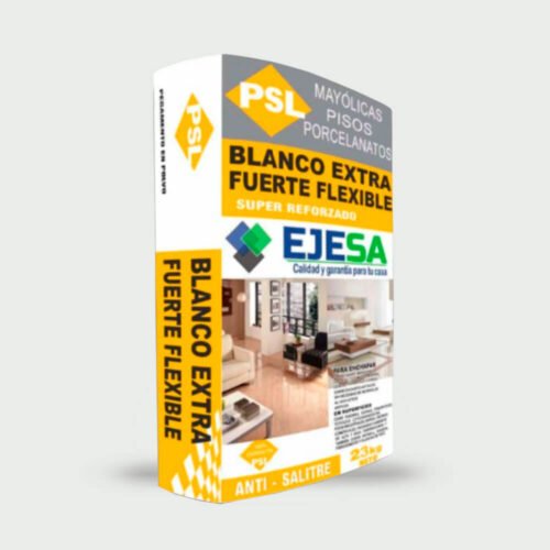 Pegamento para porcelanato | Blanco extrafuerte 25 kg – EJESA
