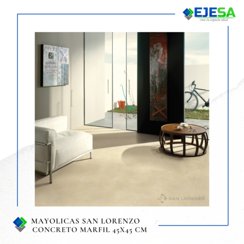 Concreto marfil 45X45 – Cerámicos San Lorenzo