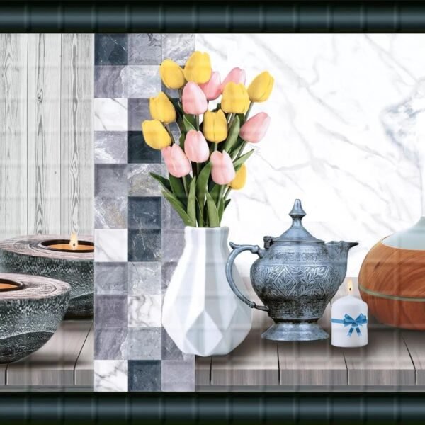 Deco Castell Spa Gris 27x45cm - Cerámicos San Lorenzo - Imagen 3