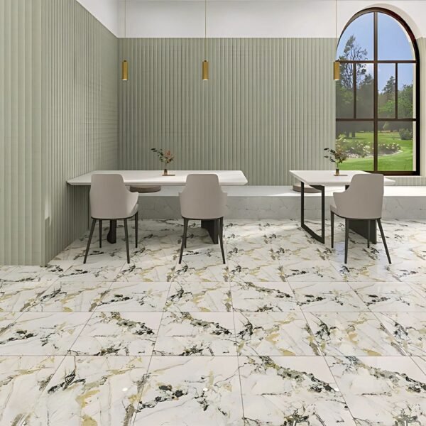 Porcelanato marmol natural 60x60 cm - vitrificado 1.44 m2 - Imagen 3