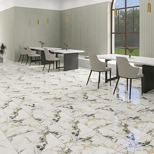 Porcelanato marmol natural 60x60 cm - vitrificado 1.44 m2 - Imagen 4