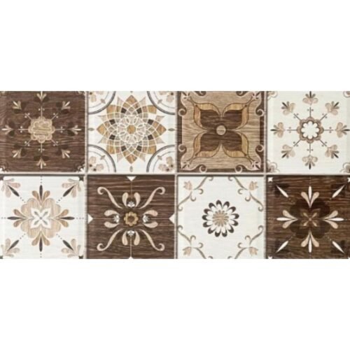 Decorado tabla marrón – Mayólica 30×60 cm (unid)