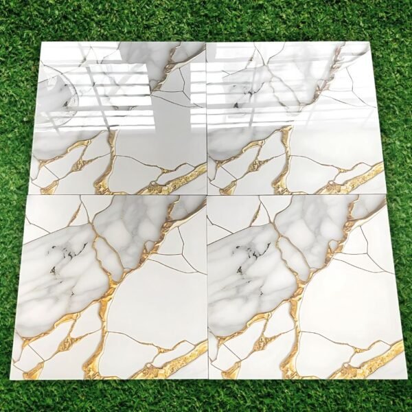 Calaca Golden 60x60 cm - Porcelanato Vitrificado 1.44 m2 - Imagen 2
