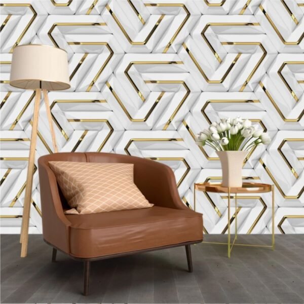 Laberinto dorado 60x60 cm - Porcelanato Vitrificado 1.44 m2 - Imagen 3