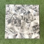 PORCELANATO CRUSH GRIS 60X60cm - 1.44m2 VITRIFICADO - Imagen 3