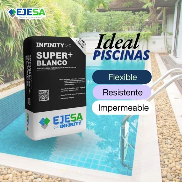 Pegamento Blanco flexible Infinity 25 kg - EJESA - Imagen 2