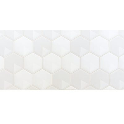 HEXA WHITE 30x60cm 1.62m2- MAYÓLICA