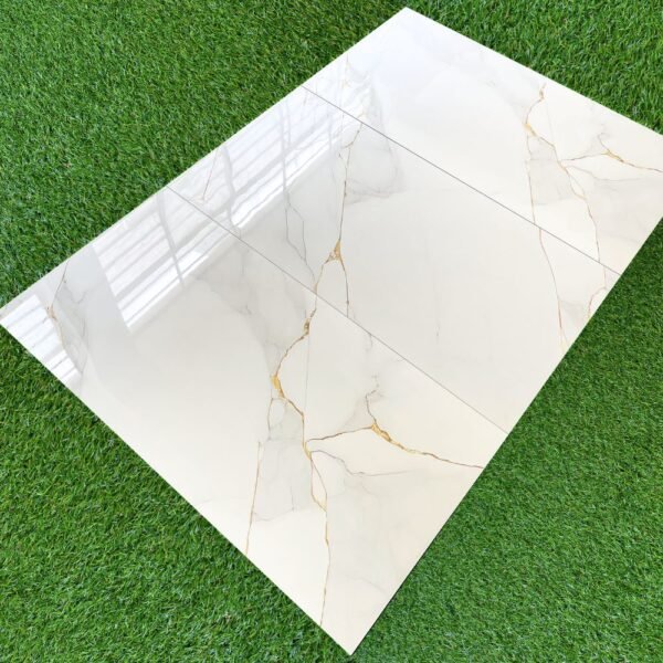 PORCELANATO ARIES GOLD 60X120cm 2.16m2 XL VITRIFICADO - Imagen 3