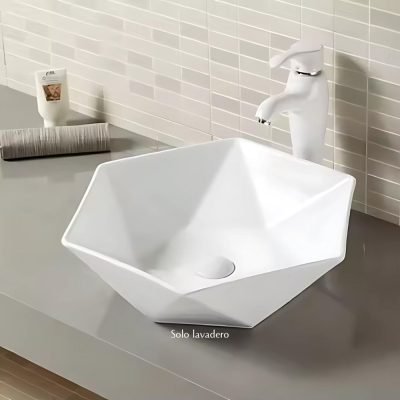 LAVATORIO BOWL RUBI BLANCO 42x42x13 cm