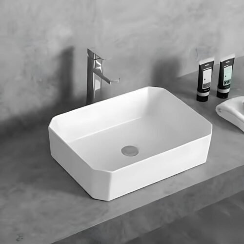 LAVATORIO BOWL ESMERALDA BLANCO 51x38x14 cm