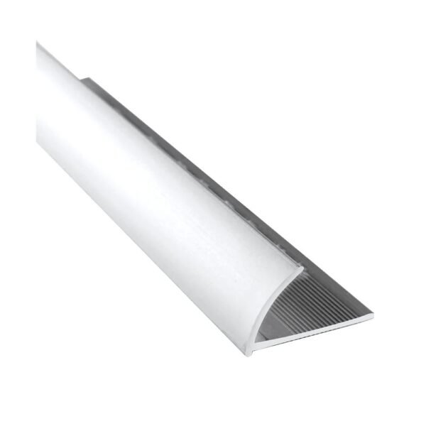 PERFIL ALUMINIO REDONDO PLATEADO 9.5Mm X 2.40m - Imagen 3