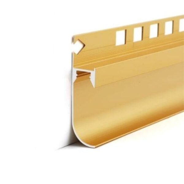 PERFIL ALUMINIO DORADO REDONDO 9.5Mm X 2.40m - Imagen 3