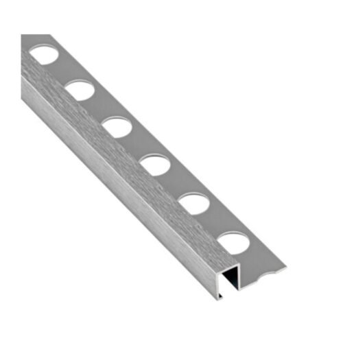 PERFIL ALUMINIO CUADRADO PLATEADO 10Mm X 2.40m