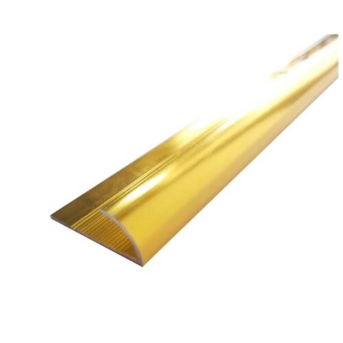 PERFIL ALUMINIO REDONDO DORADO 11.5Mm X 2.00m