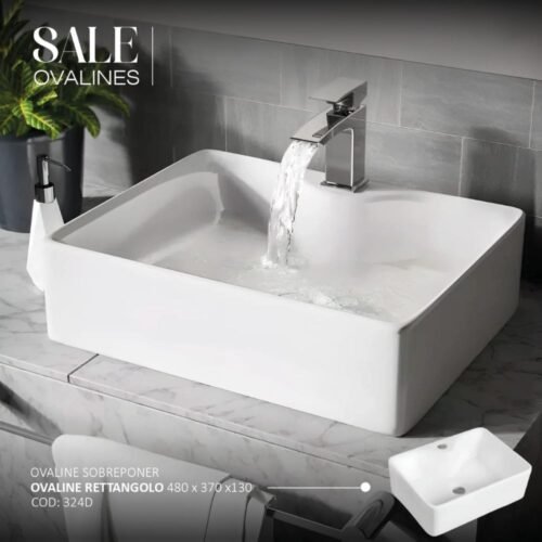 Bowl lavamano ovalin Élite White COD: 324D