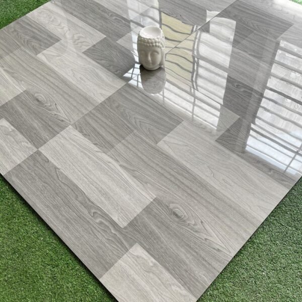 PORCELANATO DALLAS GRIS 60X60cm – 1.44m2 – VITRIFICADO - Imagen 2