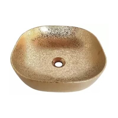 Brizzio Luxury Gold Pattern Wash Basin 1301G