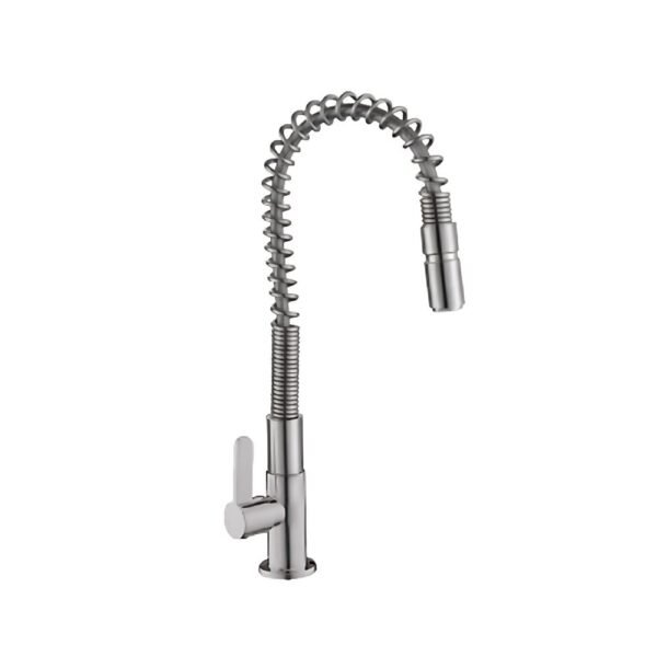 LLAVE DE COCINA RESORTE MUEBLE CROMADO PICO ALTO - XM - LC304-1074