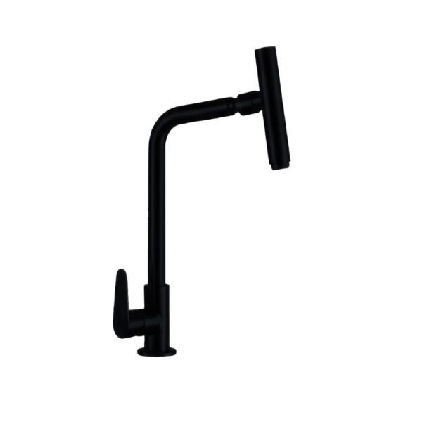 LLAVE GANSO LC304-107001 NEGRO PARA AGUA FRÍA 37 CM ACERO 304 - XM