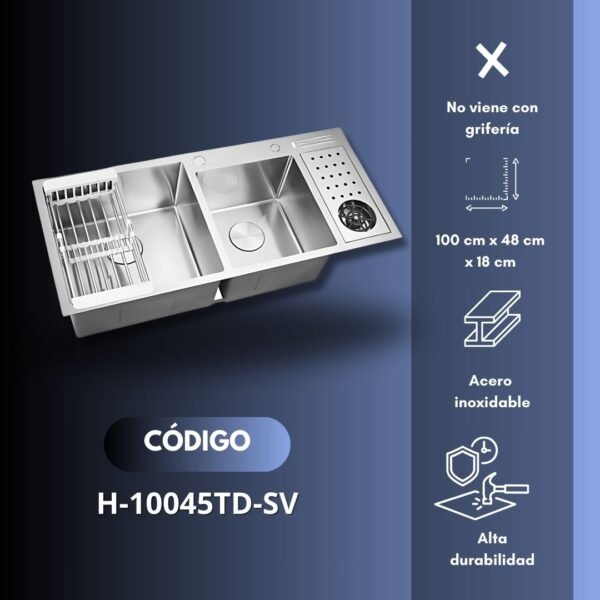 Lavadero Cala Black H-10045TD-BK - Imagen 2