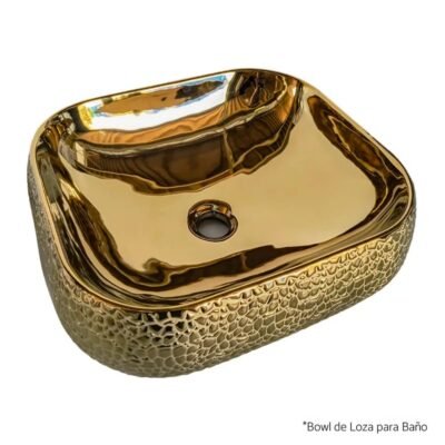 Lavamanos Ovalado Luxury Gold