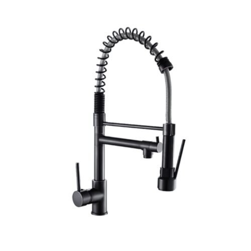 MEZCLADORA XM M304-0109901 NEGRO COCINA RESORTE LUJO SATINADO