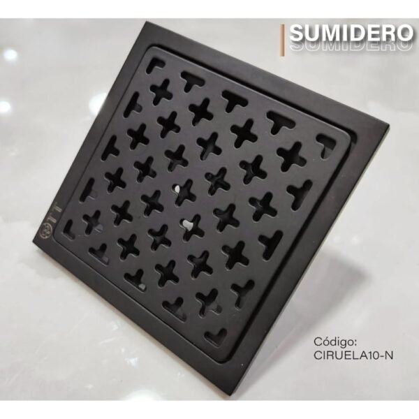Sumidero Black diamond 10x10cm