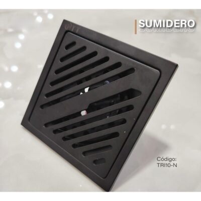 Sumidero rayo black 10x10cm