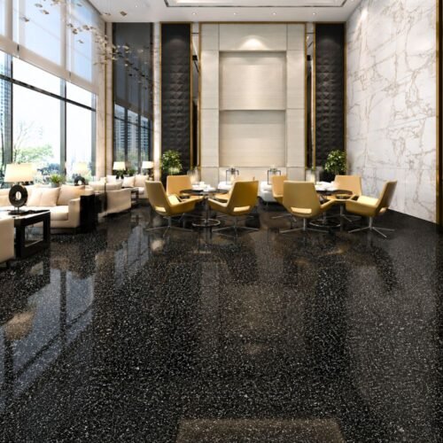 PORCELANATO GRANILLA NEGRO 60X60cm – 1.44m2 – VITRIFICADO