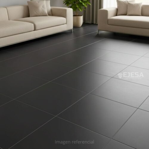 PORCELANATO NEGRO MATE | 60X60CM – 1.44m2