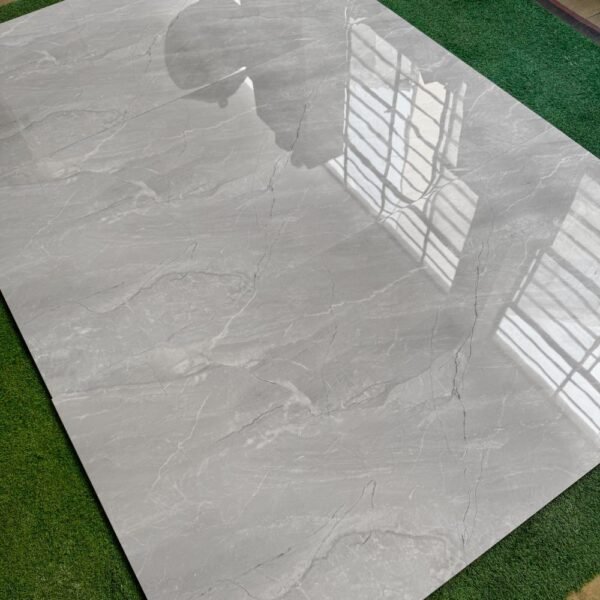 PORCELANATO MÁRMOL PLATA 60X120cm 2.16m2 XL VITRIFICADO - Imagen 2