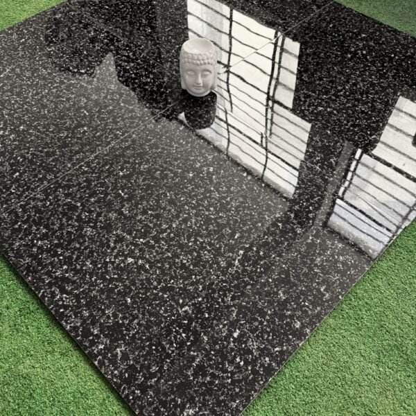 PORCELANATO GRANILLA NEGRO 60X60cm – 1.44m2 – VITRIFICADO - Imagen 2