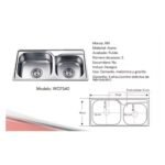 LAVADERO DE COCINA WO7540 - XM - Imagen 2