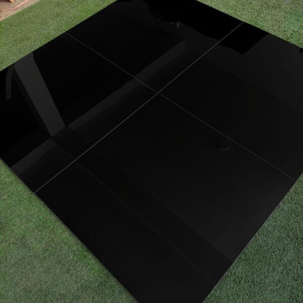 PORCELANATO NEGRO 60X60cm – 1.44m2 – VITRIFICADO - Imagen 3