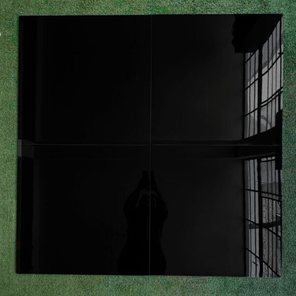 PORCELANATO NEGRO 60X60cm – 1.44m2 – VITRIFICADO - Imagen 4