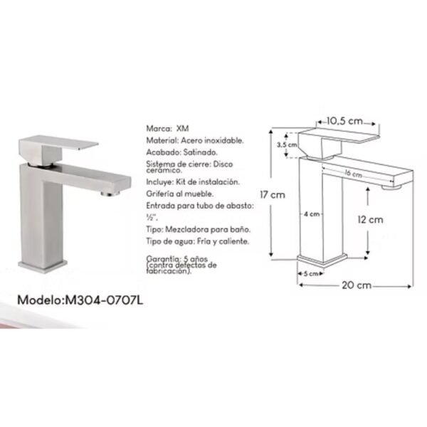 MEZCLADORA M304-0707L - XM - Imagen 2
