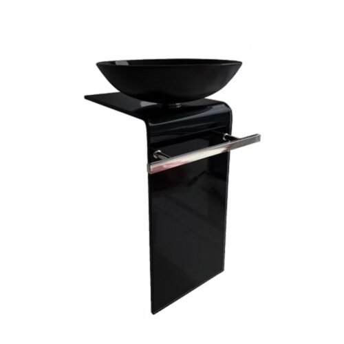 MUEBLE LAVABO PEDESTAL DE VIDRIO XM-85701