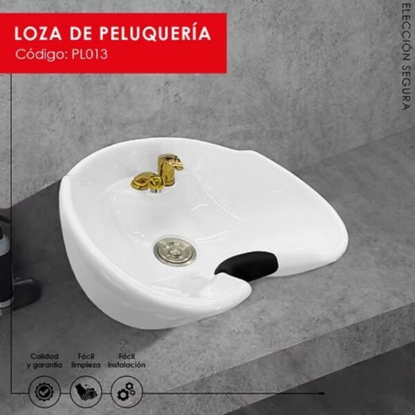 BOWL LAVAMANO PL013 - PARA PELUQUERÍA -  XM - Imagen 3