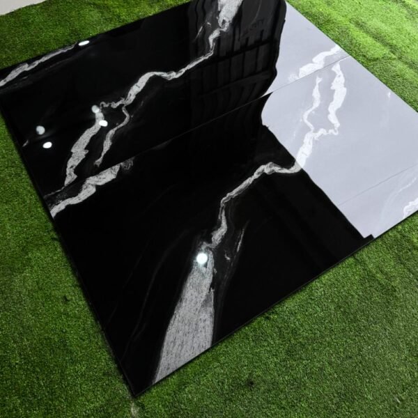 Hermes Black  60x120 ZED12004 1.44 m2 - Porcelanato Vitrificado negro - Imagen 3
