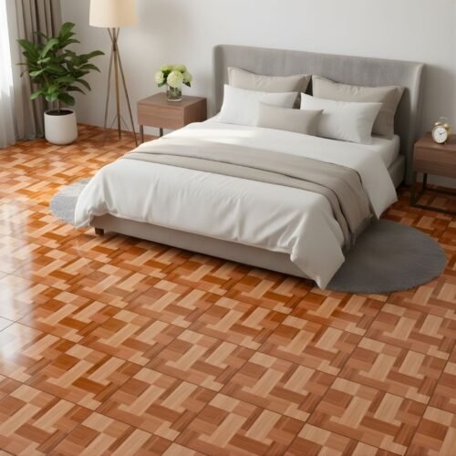 PISO CERÁMICO MARRÓN MADERADO 46X46CM LSJ46067 PCL CAJA 1.90M2