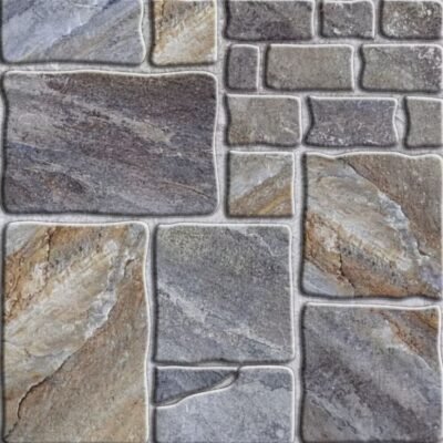 PISO CERÁMICO PIEDRAS 46X46CM LYG46001 PCL CJ 1.90M2