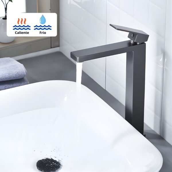 LLAVE MEZCLADORA/GRIS OSC. MATE/BASE CUADR. BSA4424-Q - IMPORTADO