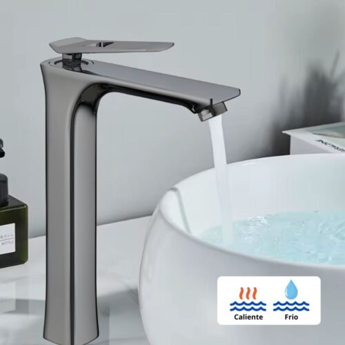 LLAVE MEZCLADORA GRIS OSC. MATE/BASE CUADR. BSA4428-Q – IMPORTADO