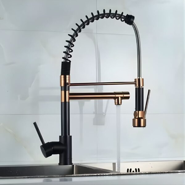 LLAVE NEGRA/DOBLE SALIDA BSA4414-2 - IMPORTADO - Imagen 2