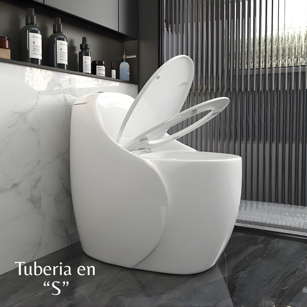 INODORO ONE PIECE MINIMAL./ BLANCO – BSA1219 - Imagen 2