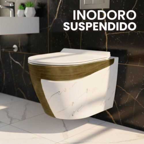 INODORO SUSPENDIDO BLANCO WOOD – BSA1209