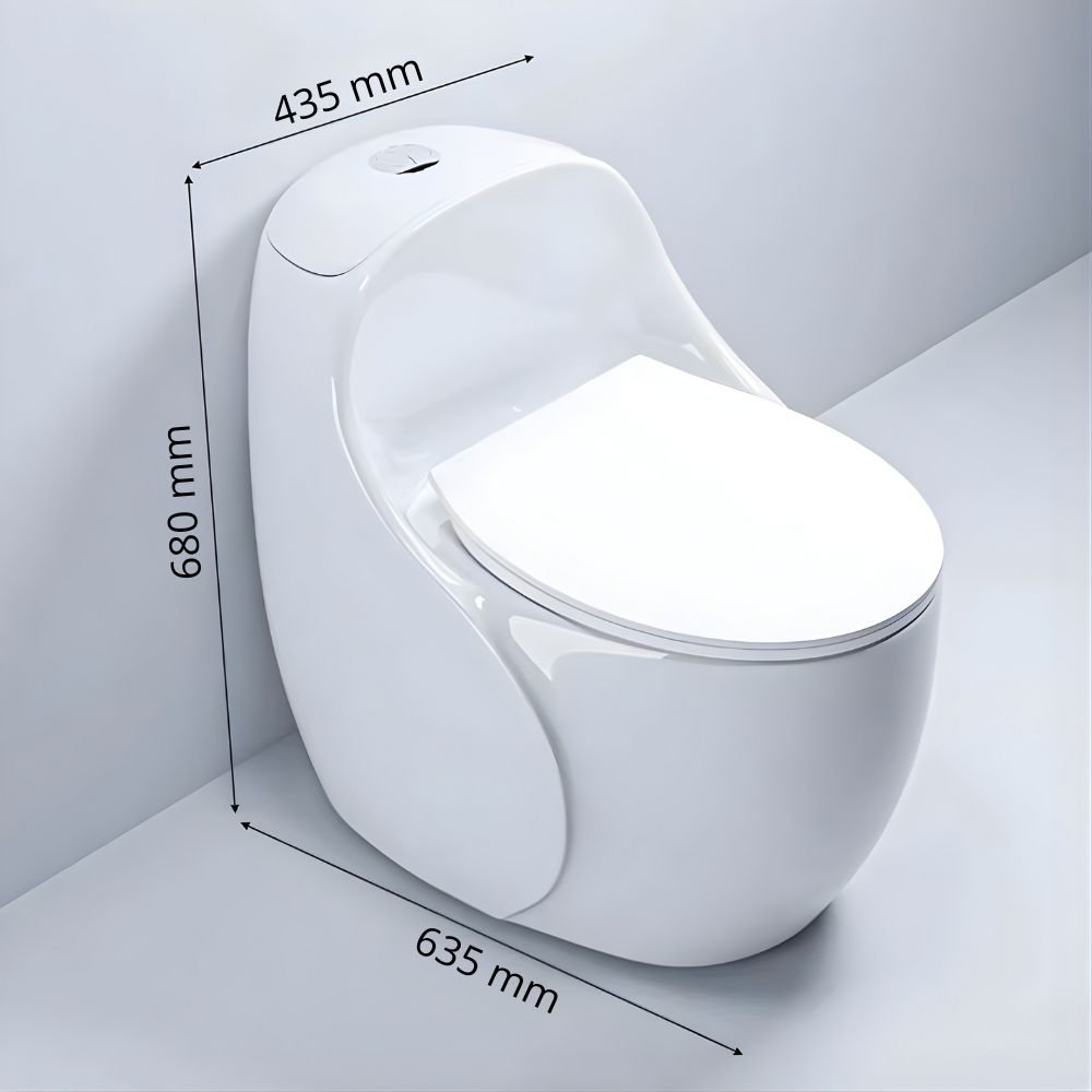 INODORO ONE PIECE MINIMAL./ BLANCO – BSA1219 - Imagen 3