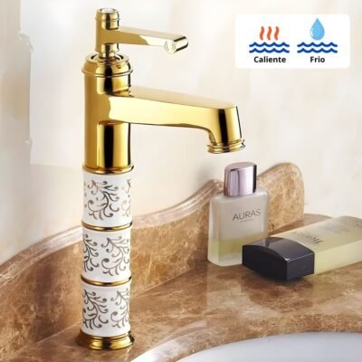 LLAVE MEZCLADORA VINTAGE DORADO BSA4118 – IMPORTADO