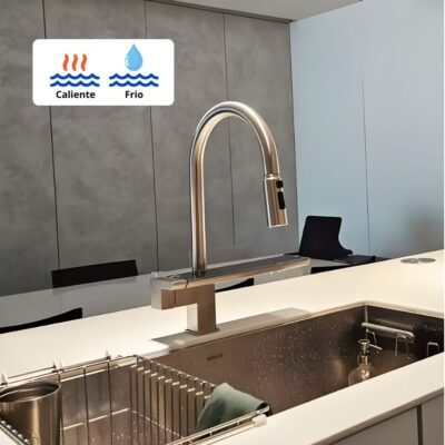 LLAVE MEZCLADORA PLATA MATE CON MANGUERA BSA4123-Q – IMPORTADO