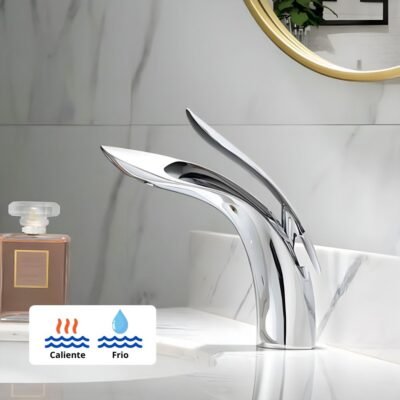 LLAVE MEZCLADORA PLATEADO ELEGANTE BSA4123 – IMPORTADO